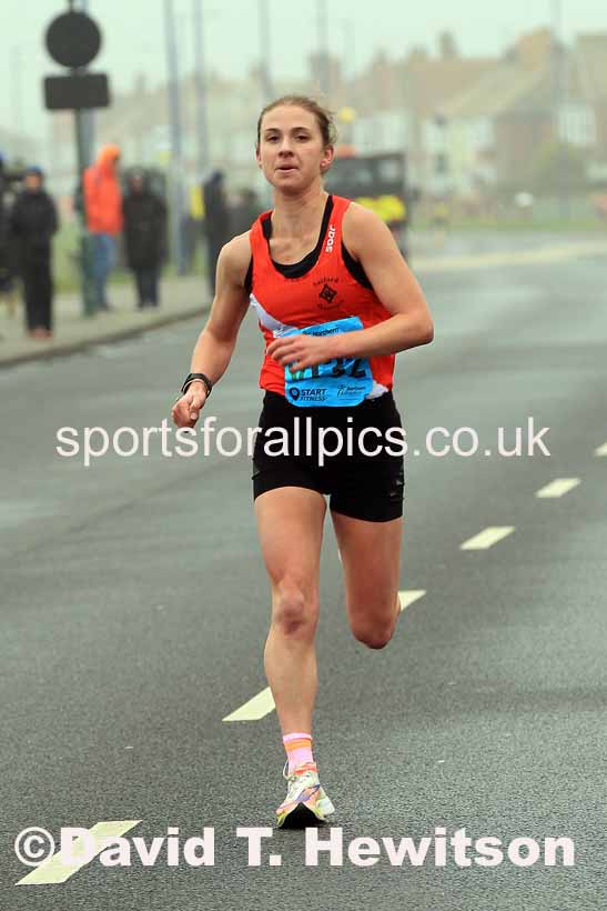 Senior womens 6 Stage 2023 Northern Mens 12 stage and Womens 6 Stage Relays and Young Athletes, Redcar. Photo: David T. Hewitson/Sports for All Pics